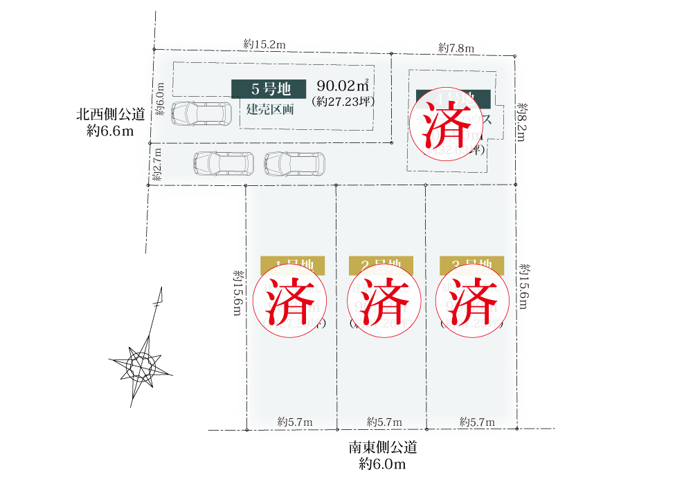 シーズ立花町3丁目 全体区画図_PC